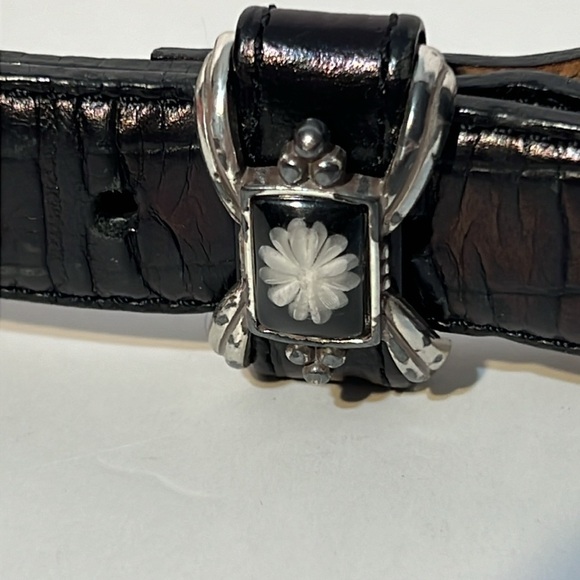 Brighton Women’s Black Belt Size Medium - Picture 3 of 11